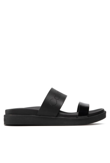 Calvin Klein Чехли Ergonomic Slide Perf/Patent HW0HW00685 Ck Black BAX - Mera.bg