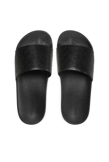 Calvin Klein Чехли Pool Slide - Hf Mono HW0HW01507 Black Mono 0GN - Mera.bg