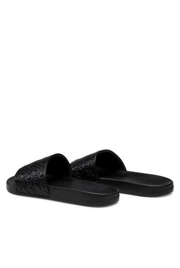 Calvin Klein Чехли Pool Slide HW0HW01524 Seasonal Black Mono 0GK - Mera.bg