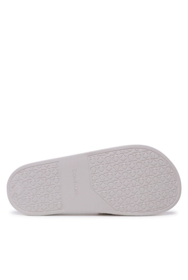 Calvin Klein Чехли Pool Slide - Mono HW0HW01528 Dk Ecru/Silver Mink Mono 0F7 - Mera.bg
