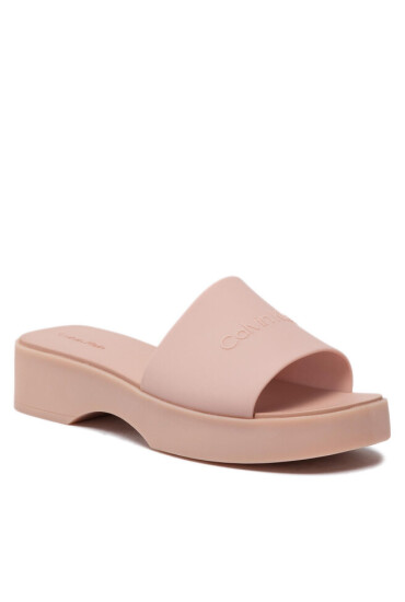 Calvin Klein Чехли Wedge Slide HW0HW00749 Spring Rose TER - Mera.bg