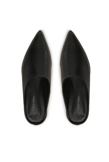 Calvin Klein Чехли Wrap Bress Mule HW0HW01614 Ck Black BEH - Mera.bg