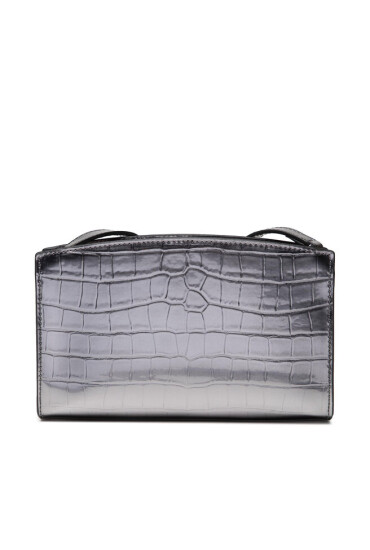 Calvin Klein Дамска чанта Ck Code Ew Xbody Croco K60K608885 Сребрист - Mera.bg