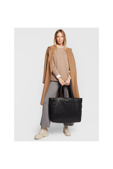 Calvin Klein Дамска чанта Puffed Tote Lg K60K609855 BLK - Mera.bg