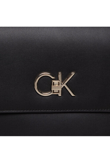 Calvin Klein Дамска чанта Re-Lock Tote K60K609862 Черен - Mera.bg