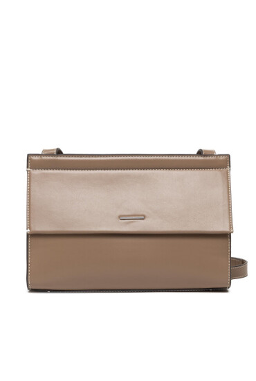 Calvin Klein Дамска чанта Fold Over Shoulder Bag K60K609644 Кафяв - Mera.bg