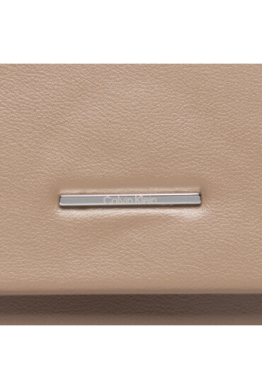 Calvin Klein Дамска чанта Fold Over Shoulder Bag K60K609644 Кафяв - Mera.bg