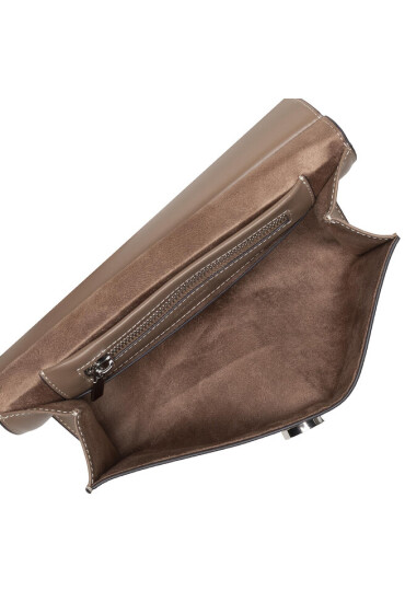 Calvin Klein Дамска чанта Fold Over Shoulder Bag K60K609644 Кафяв - Mera.bg
