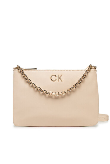 Calvin Klein Дамска чанта Re-Lock Ew Crossbody W Chain K60K609115 Бежов - Mera.bg