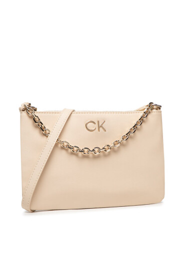 Calvin Klein Дамска чанта Re-Lock Ew Crossbody W Chain K60K609115 Бежов - Mera.bg