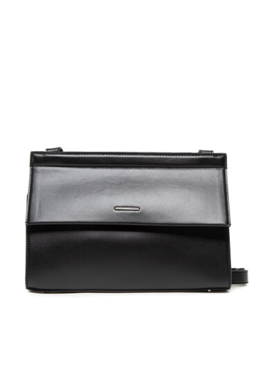 Calvin Klein Дамска чанта Fold Over Shoulder Bag K60K609644 Черен - Mera.bg