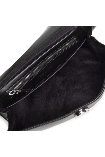 Calvin Klein Дамска чанта Fold Over Shoulder Bag K60K609644 Черен - Mera.bg