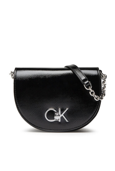 Calvin Klein Дамска чанта Re-Lock Saddle Bag Mini Saffiano K60K609878 BAX - Mera.bg