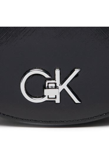Calvin Klein Дамска чанта Re-Lock Saddle Bag Mini Saffiano K60K609878 BAX - Mera.bg