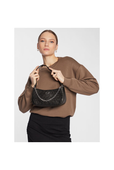 Calvin Klein Дамска чанта Re-Lock Shoulder Bag Emb Mono K60K610204 Черен - Mera.bg