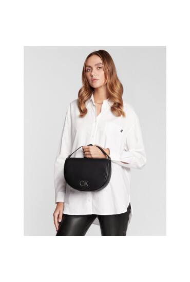 Calvin Klein Дамска чанта Re-Lock Saddle Bag K60K609871 BAX - Mera.bg