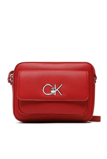 Calvin Klein Дамска чанта Re-Lock Camera Bag With Flap K60K609114 Червен - Mera.bg