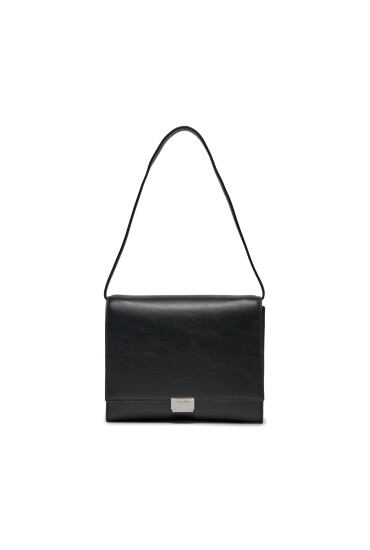 Calvin Klein Дамска чанта Archive Hardware Shoulder Bag K60K611348 Черен - Mera.bg