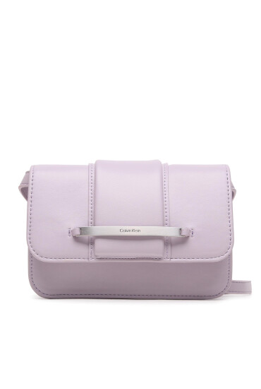 Calvin Klein Дамска чанта Bar Hardware Crossbody K60K610732 Виолетов - Mera.bg