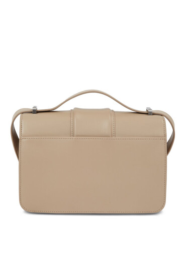 Calvin Klein Дамска чанта Bar Hardware Shoulder Bag K60K611045 Бежов - Mera.bg