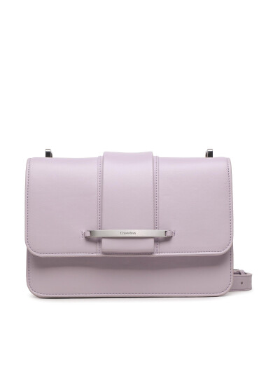 Calvin Klein Дамска чанта Bar Hardware Shoulder Bag Md K60K610734 Виолетов - Mera.bg