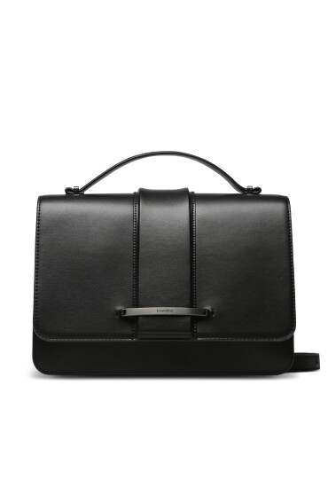 Calvin Klein Дамска чанта Bar Hardware Tote Md K60K610731 Черен - Mera.bg