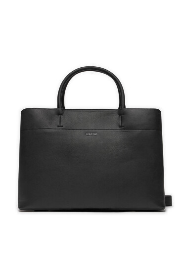 Calvin Klein Дамска чанта Business Large Tote_Saffiano K60K611674 Черен - Mera.bg