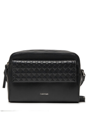 Calvin Klein Дамска чанта Calvin Mini Quilt Camera Bag K60K611884 Черен - Mera.bg