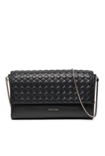Calvin Klein Дамска чанта Calvin Mini Quilt Mini Crossbody K60K611990 Черен - Mera.bg