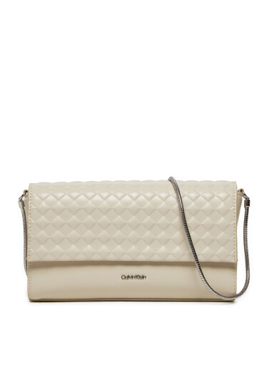 Calvin Klein Дамска чанта Calvin Mini Quilt Mini Crossbody K60K611990 Сив - Mera.bg