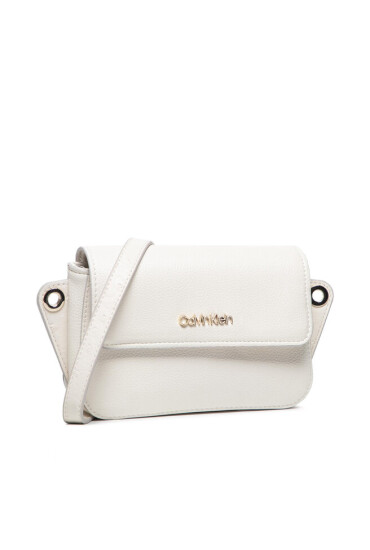 Calvin Klein Дамска чанта Ck Accent Ew Xbody K60K608443 Ecru YAV - Mera.bg