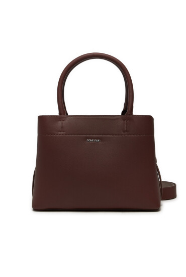 Calvin Klein Дамска чанта Ck Business Medium Tote_Saffiano K60K612572 Кафяв - Mera.bg