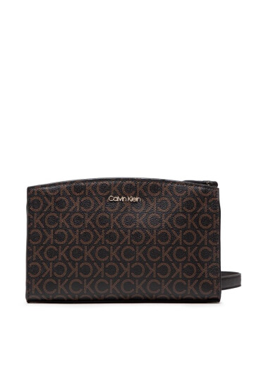 Calvin Klein Дамска чанта Ck Code Crossbody Mono K60K610283 Brown Mono - Mera.bg