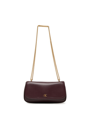 Calvin Klein Дамска чанта Ck Convertible Chain Small Bag LV04F3172G Бордо - Mera.bg