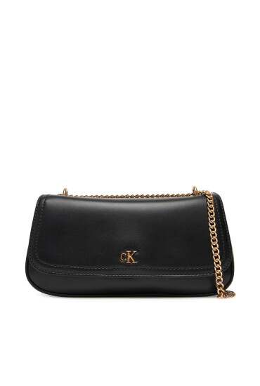 Calvin Klein Дамска чанта Ck Convertible Chain Small Bag LV04F3172G Черен - Mera.bg