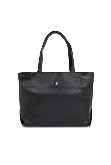 Calvin Klein Дамска чанта Ck Daily Shopper Medium Pebble K60K611766 Черен - Mera.bg