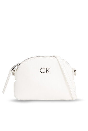 Calvin Klein Дамска чанта Ck Daily Small Dome Pebble K60K611761 Bright White YAF - Mera.bg