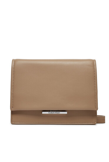 Calvin Klein Дамска чанта Ck Linear Crossbody K60K612115 Бежов - Mera.bg