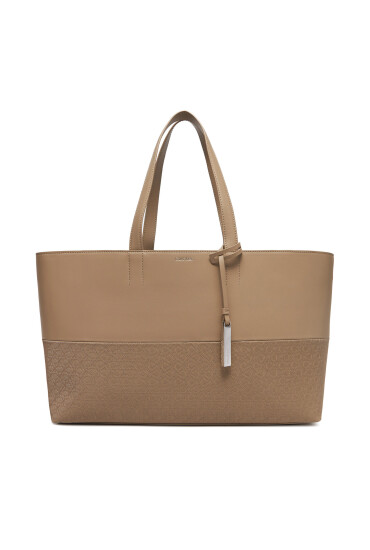 Calvin Klein Дамска чанта Ck Mixmedia Shopper_Mono K60K613166 Бежов - Mera.bg