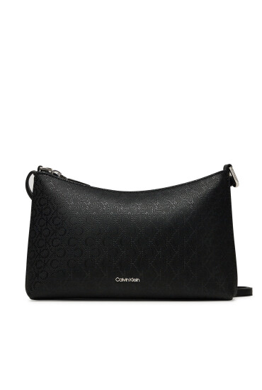Calvin Klein Дамска чанта Ck Must Aop Conv Logo Jqd Strap LV04F3099G Черен - Mera.bg