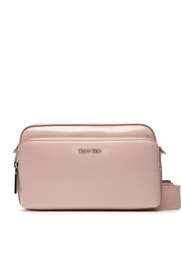 Calvin Klein Дамска чанта Ck Must Camera Bag Lg Saffiano K60K609888 Розов - Mera.bg