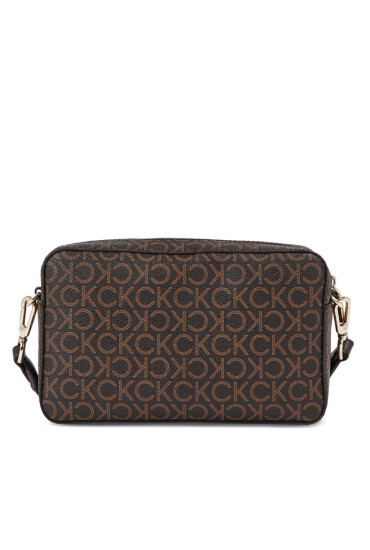 Calvin Klein Дамска чанта Ck Must Camera Bag W/Pckt-Mono K60K611284 Brown Mono 0HD - Mera.bg