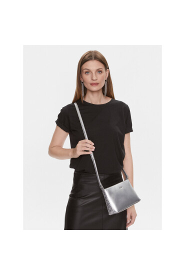 Calvin Klein Дамска чанта Ck Must Crossbody Md_ Emb K60K611359 Сребрист - Mera.bg