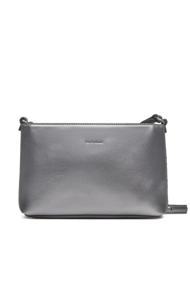 Calvin Klein Дамска чанта Ck Must Crossbody Md_ Emb K60K611359 Сребрист - Mera.bg