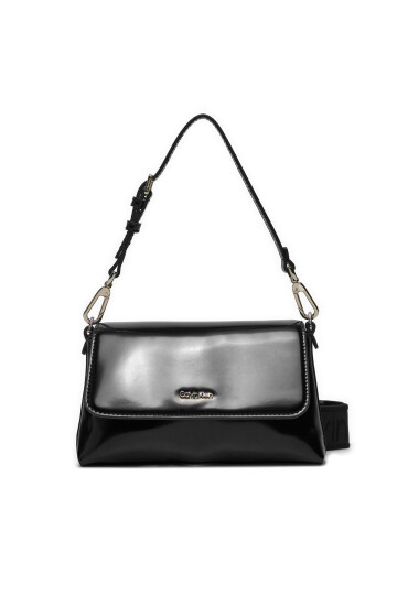 Calvin Klein Дамска чанта Ck Must Dbl Strap Mini Bag_Shiny K60K612772 Черен - Mera.bg