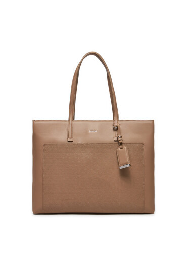 Calvin Klein Дамска чанта Ck Must Medium Shopper_Mono K60K612774 Бежов - Mera.bg