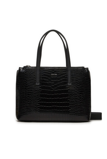 Calvin Klein Дамска чанта Ck Must Medium Tote K60K612348 Черен - Mera.bg