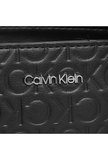 Calvin Klein Дамска чанта Ck Must Mini Tote Embossed K60K610193 Черен - Mera.bg