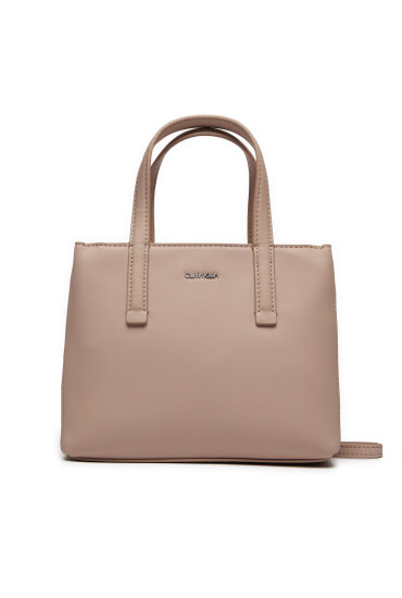 Calvin Klein Дамска чанта Ck Must Mini Tote K60K612170 Бежов - Mera.bg