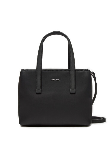 Calvin Klein Дамска чанта Ck Must Mini Tote_Pu/Nubuck K60K611873 Черен - Mera.bg